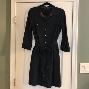 Talbots Denim Shirt Dress Size 12
